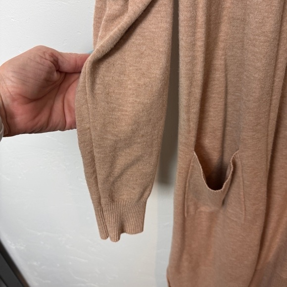 Debut open front cardigan long duster sweater - Picture 5 of 8